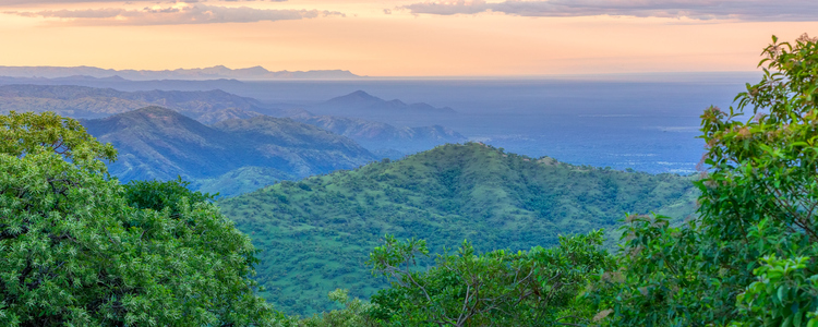 panorama view of Omo Valley, Omorati Etiopia, Africa nature and wilderness. Foto: ARTUSH