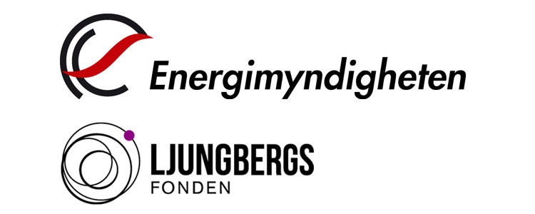 Logotype Energimyndigheten och Ljungbergsfonden