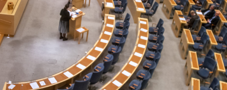 Plenisalen, Sveriges riksdag. Foto: MostPhotos