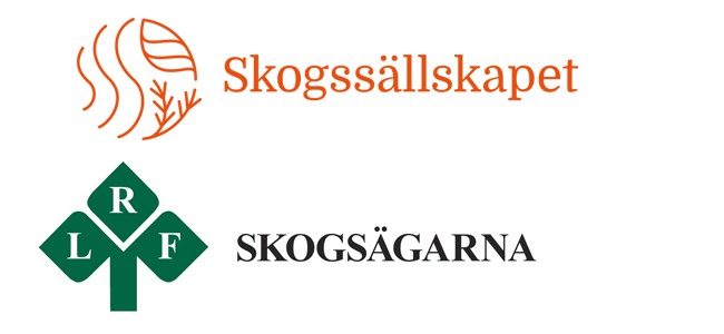 Logotype Skogssällskapet och LRF Skogsägarna
