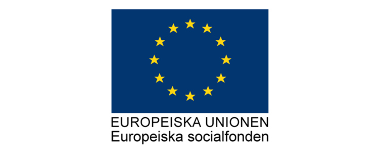 Logotyp Europeiska unionen, socialfonden.